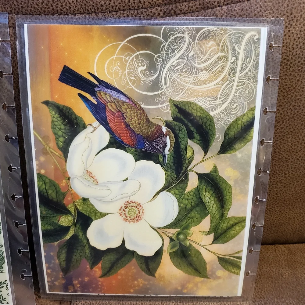 Homemade cover for your Classic size Disc Bound Planner gardening